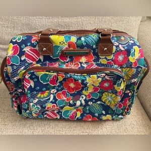 Lily Bloom Colorful Floral Travel Bag